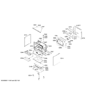 Bosch Genuine seal-door for Bosch Rangehoods Suits: HSB724055N HSB744056N HSB745055 HSB745055E HSB745056N Spare Part No: 00497680 spare part