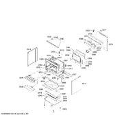 Bosch Genuine cover for Bosch Rangehoods Suits: HSB745056N Spare Part No: 00600786 spare part
