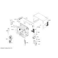 Bosch Genuine wire for Bosch Microwaves Suits: HMT85M650 HMT85M650B HMT85M651 HMT85M660 HMT85M660B Spare Part No: 00607900 spare part