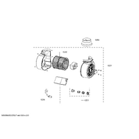 Bosch Genuine power cord for Bosch Rangehoods Suits: DWK098G61B DWP94CC50M Spare Part No: 00609657 spare part