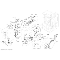 Bosch Genuine sealing kit for Bosch Coffee Machines Suits: CTL836EC6 CTL9181B0 CTL9181D0 TCC78K750 TCC78K750A Spare Part No: 00617956 spare part
