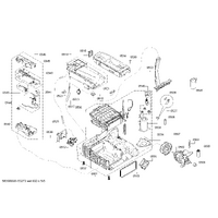 Bosch Genuine hose-fill for Bosch Dryers Suits: WTW85560TH WTW85560TR WTW85561BY WTW85561TR WTW855E25 Spare Part No: 00623847 spare part