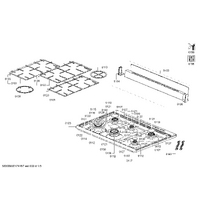 Bosch Genuine cable harness for Bosch Rangehoods Suits: HSB738356A Spare Part No: 00625385 spare part