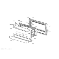 Bosch Genuine door hinge for Bosch Rangehoods Suits: HSB738155N HSB738155Z HSB738156A Spare Part No: 00627315 spare part