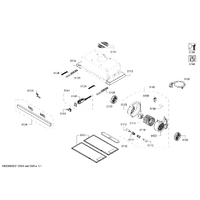 Bosch Genuine cap for Bosch Rangehoods Suits: DHI623GAU Spare Part No: 00630866 spare part