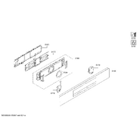 Bosch Genuine nut for Bosch Microwaves Suits: CMG633BB1M CMG636BB2I CMG656BB6B CMG656BS1I CMG656BS6B Spare Part No: 00637117 spare part