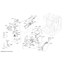 Bosch Genuine hose for Bosch Coffee Machines Suits: TCC78K750 TCC78K750A TCC78K750B TCC78K751 TCC78K751A Spare Part No: 00647532 spare part