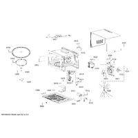 Bosch Genuine power cord for Bosch Microwaves Suits: HMT84G651A HMT84M451A Spare Part No: 00648704 spare part