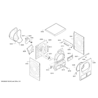 Bosch Genuine heating element for Bosch Dryers Suits: WTE83100IL WTE84100AU WTE84100BY WTE84100CH WTE84100IN Spare Part No: 00649015 spare part