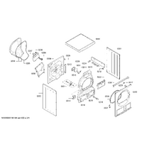 Bosch Genuine heating element for Bosch Dryers Suits: WTE84100NL WTE84100TR WTE84101 WTE84101AU WTE84101CH Spare Part No: 00649015 spare part