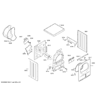 Bosch Genuine heating element for Bosch Dryers Suits: WTE843A2 WTE843A5 WTE843H3 WTE86100NL WTE86102 Spare Part No: 00649015 spare part