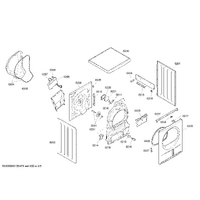 Bosch Genuine heating element for Bosch Dryers Suits: WTE8637F WTE86381 WTE86381CH WTE86382CH WTE86382NL Spare Part No: 00649015 spare part