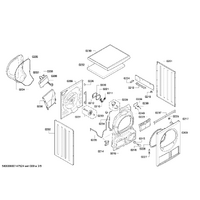 Bosch Genuine heating element for Bosch Dryers Suits: WTS86513BY WTS86513CH WTS86513TR WTS86514 WTS86514BY Spare Part No: 00649015 spare part