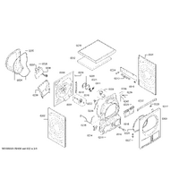 Bosch Genuine heating element for Bosch Dryers Suits: WTS86582SN WTS86583NL WTS86583SN WTS86584SN WTS86593 Spare Part No: 00649015 spare part