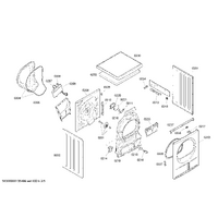 Bosch Genuine heating element for Bosch Dryers Suits: WTS86594 WTS86595 WTS865B1EU WTS865B1FF WTS865B1SN Spare Part No: 00649015 spare part