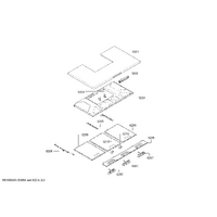 Bosch Genuine operating module for Bosch Rangehoods Suits: DWB09T855B Spare Part No: 00653398 spare part