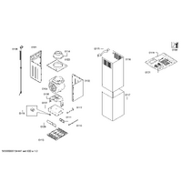 Bosch Genuine cable harness for Bosch Rangehoods Suits: DIB12T151 DWA06E650 DWA06E650B DWA06E750 DWA06E750B Spare Part No: 00653444 spare part