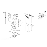 Bosch Genuine cable harness for Bosch Rangehoods Suits: DWA09T850 DWB06E751 DWB06E752B DWB06E850 DWB06E851 Spare Part No: 00653444 spare part