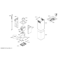Bosch Genuine cable harness for Bosch Rangehoods Suits: DWB09T855B DWB09U151 DWK06E650 DWK06E650B DWK06E852 Spare Part No: 00653444 spare part