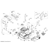 Bosch Genuine holder for Bosch Dryers Suits: WQA254DA0W WQA254DC0W WQB245CESN WQB254D00W WQB254D10W Spare Part No: 00655300 spare part