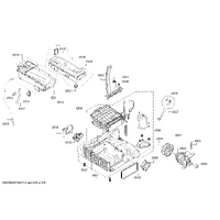 Bosch Genuine cover for Bosch Dryers Suits: WTW85468IT WTW85469AU WTW85469IT WTW85469OE WTW8546XTR Spare Part No: 00656128 spare part