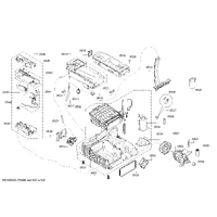Bosch Genuine cover for Bosch Dryers Suits: WTW85540CH WTW85551BY WTW85560BY WTW85560OE WTW85560PL Spare Part No: 00656128 spare part