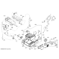 Bosch Genuine cover for Bosch Dryers Suits: WTW875U1AT WTW875V1 WTW875W0 WTW87660GB WTW87660TR Spare Part No: 00656128 spare part
