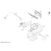Bosch Genuine led-plate for Bosch Dryers Suits: WTG865H4UC WTW855H0BY WTW855R9SN WTW87561SG WTW87564AU Spare Part No: 00656162 spare part