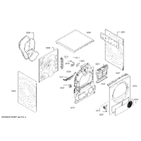 Bosch Genuine bearing shield for Bosch Dryers Suits: WTB66200BY WTB66211OE WTB66211PL WTM85230GB WTM85250GB Spare Part No: 00710927 spare part