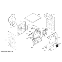 Bosch Genuine bearing shield for Bosch Dryers Suits: WTW85560BY WTW85560PL WTW85560TR WTW85561BY WTW85589SN Spare Part No: 00710927 spare part