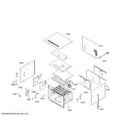 Bosch Genuine strip for Bosch Microwaves Suits: HMT35M653 HMT35M653A HMT35M653B Spare Part No: 00743889 spare part