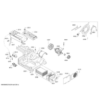 Bosch Genuine housing for Bosch Dryers Suits: WPG1410XZA WPG23100ES WPG23100IN WPG23100NL WPG23108GB Spare Part No: 00746641 spare part