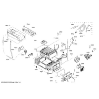 Bosch Genuine housing for Bosch Dryers Suits: WPG24100MY WPG2411IL WQA252D02W WQA252D11W WQE252U0AW Spare Part No: 00746641 spare part