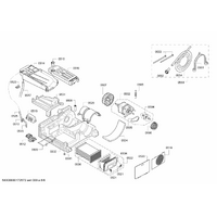Bosch Genuine housing for Bosch Dryers Suits: WTB84390FF WTB845E0SN WTB86200 WTB86200AU WTB86200FF Spare Part No: 00746641 spare part
