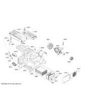 Bosch Genuine housing for Bosch Dryers Suits: WTG86480 WTG86480NL WTG86481IL WTG864B8SN WTG864L7SN Spare Part No: 00746641 spare part