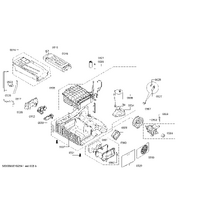 Bosch Genuine housing for Bosch Dryers Suits: WTH83205NL WTH83207IT WTH83207NL WTH83208IT WTH83271FG Spare Part No: 00746641 spare part