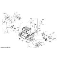 Bosch Genuine housing for Bosch Dryers Suits: WTR85V00SG WTR85V00TR WTR85V0STR WTR85V21GB WTR85V90CL Spare Part No: 00746641 spare part