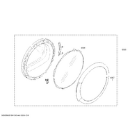 Bosch Genuine ring for Bosch Dryers Suits: WTW85460AU WTW85460CH WTW85460OE WTW85460PL WTW85461OE Spare Part No: 00747799 spare part