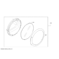Bosch Genuine ring for Bosch Dryers Suits: WTW86275EX WTW86280 WTW86281 WTW86282NL WTW86298SN Spare Part No: 00747799 spare part