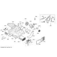 Bosch Genuine lid for Bosch Dryers Suits: WTE86300FF WTE86300FG WTE86300NL WTE86300SK WTE86300US Spare Part No: 00751938 spare part