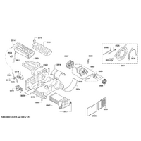 Bosch Genuine lid for Bosch Dryers Suits: WTE86305BY WTE86305FF WTE86305NL WTE86305OE WTE86305PL Spare Part No: 00751938 spare part