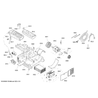 Bosch Genuine lid for Bosch Dryers Suits: WTS865B0EU WTS865B0FF WTS865B0IT WTS865B0SN WTS865B1EU Spare Part No: 00751938 spare part