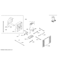 Bosch Genuine cable harness for Bosch Rangehoods Suits: DWW098E50 DWW098E50A DWW098U50 Spare Part No: 00754195 spare part