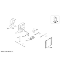 Bosch Genuine cable harness for Bosch Rangehoods Suits: DWB098E51 DWB098E51B DWB098E51I DWB098J50 DWB098J50B Spare Part No: 00754195 spare part