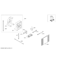 Bosch Genuine cable harness for Bosch Rangehoods Suits: DWW097A60 DWW098E50 DWW098E50A DWW098U50 Spare Part No: 00754212 spare part