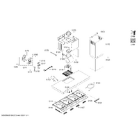 Bosch Genuine cable harness for Bosch Rangehoods Suits: DWB098E51I DWB098J50 DWB098J50B DWB098U50 DWB121K50 Spare Part No: 00754212 spare part