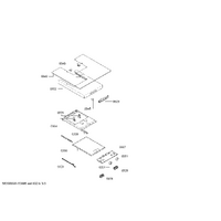 Bosch Genuine operating module for Bosch Rangehoods Suits: DIB098E50 DWA067E50 DWA067E51 DWA067E51B DWA068E50 Spare Part No: 00754294 spare part