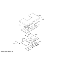 Bosch Genuine operating module for Bosch Rangehoods Suits: DWB091E50 DWB091E51 DWB091E51A DWB091E59 DWB097E50 Spare Part No: 00754294 spare part