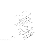 Bosch Genuine operating module for Bosch Rangehoods Suits: DWB097E50A DWB097E50B DWB097E51 DWB098E50 DWB098E51 Spare Part No: 00754294 spare part