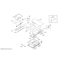 Bosch Genuine operating module for Bosch Rangehoods Suits: DWK098E21 DWK098E50 DWK098E51 DWK098E51B DWK098E52 Spare Part No: 00754294 spare part
